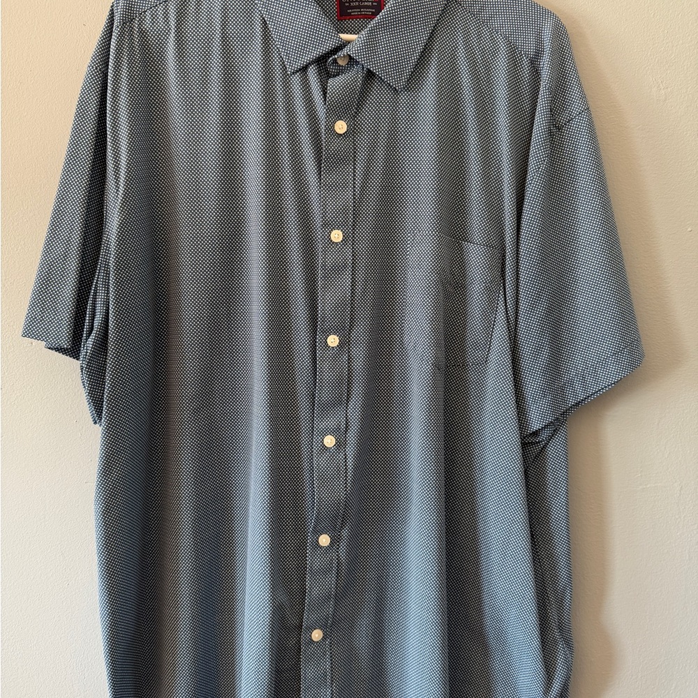 UNTUCKit Men's Navy Patterned Button Down Shirt